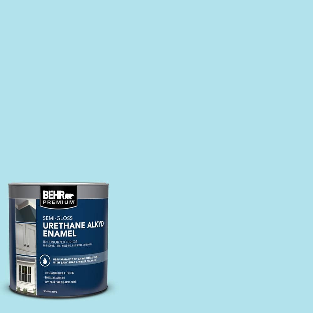 1 qt. #P480-2 Crystal Falls Semi-Gloss Enamel Urethane Alkyd Interior/Exterior Paint price history on PriceWatchPro