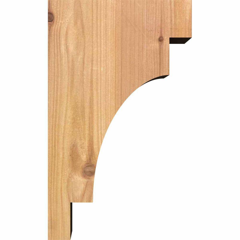 Western Red Cedar 10" Smooth Rustic Corbel