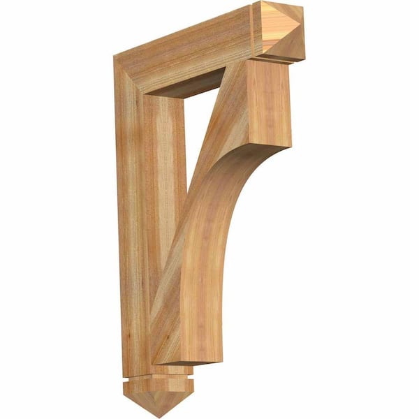 Ekena Millwork 6 in. x 44 in. x 32 in. Western Red Cedar Westlake Arts and Crafts Rough Sawn