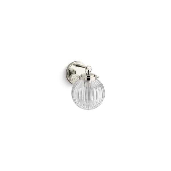 KOHLER Embra By Studio McGee One-Light Polished Nickel Wall Sconce