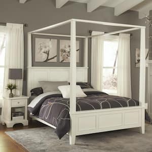 Naples White Queen Canopy Bed