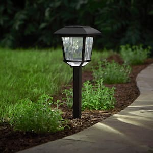 Terrace Park 10 Lumens Black LED Weather Resistant Outdoor Solar Path Light