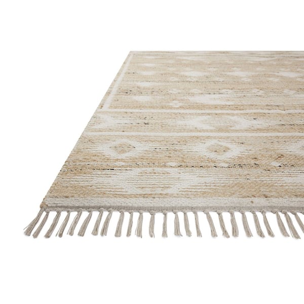 Angela Rose Rivers 7 ft. 9 in. x 9 ft. 9 in. Natural/Ivory Traditional Area Rug