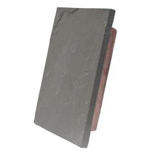 Sandstone Charcoal 10 in. x 13 in. Faux Polyurethane Large Universal Mounting Block