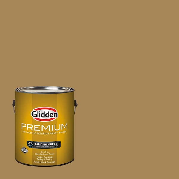 Glidden Premium 1 gal. PPG1095-6 Chicory Flat Exterior Latex Paint