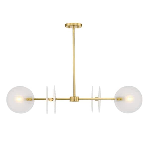 Designers Fountain Sky Fall 60-Watt 4-Light Brushed Gold Contemporary ...