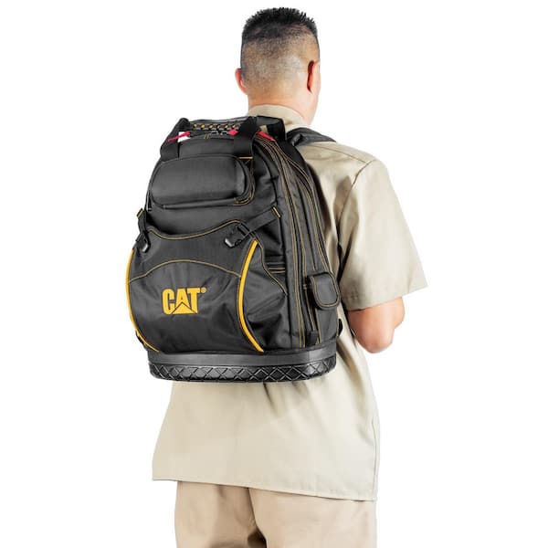 Reisbureau piloot Activeren CAT 18 in. 31-Pocket Pro Tool Backpack in Black 980197N - The Home Depot