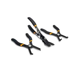Body Panel Removal Plier Set with Dipped Grips (3-Piece)