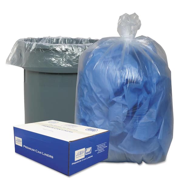 Recycled Low-Density Polyethylene Can Liners, 45 gal, 0.8 mil, 40 Recycled Low-Density Polyethylene Can Liners, 45 gal, 0.8 mil, 40
