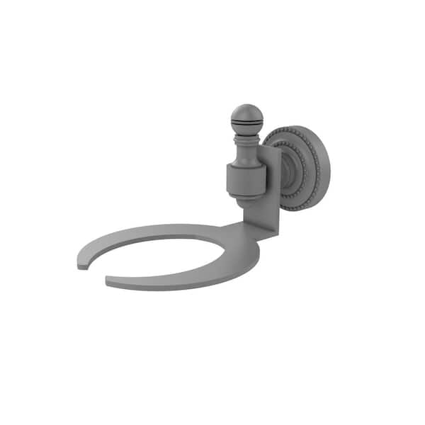 Retro-Dot Collection Wall Mounted Soap Dish in Matte Gray