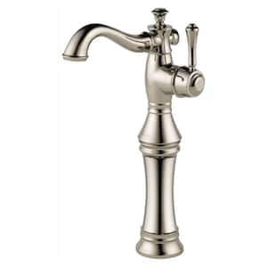 Cassidy Single Hole Single Handle Vessel Sink Faucet in Polished Nickel