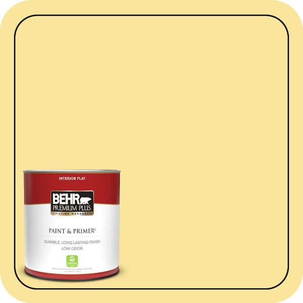 BEHR PREMIUM PLUS 1 qt. #P310-4 Storm Lightning Flat Low Odor Interior Paint & Primer