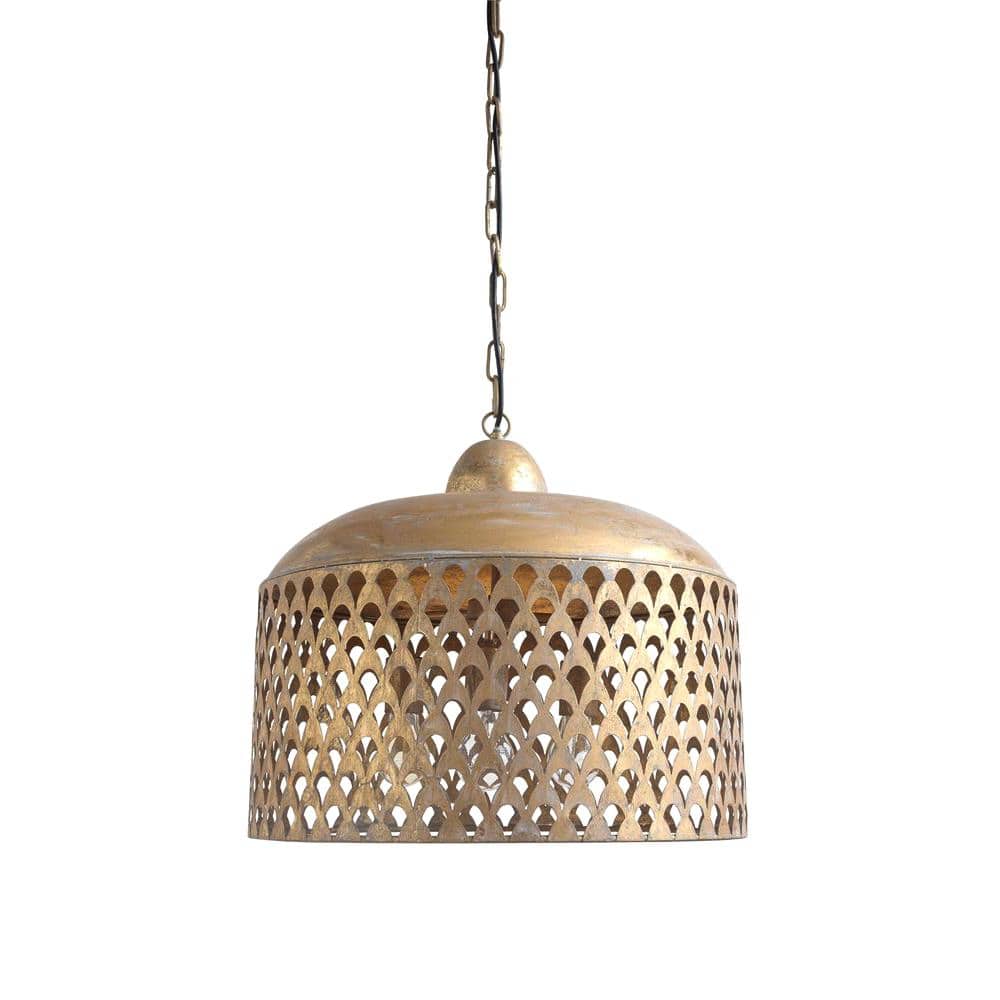 3-Light Gold Metal Pendant price history on PriceWatchPro