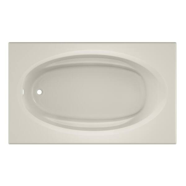 JACUZZI Signature 72 in. x 42 in. Rectangular Soaking Bathtub with Reversible Drain in Oyster