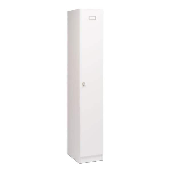 Prepac Elite Single-Tier Particle Board Locker in White