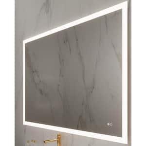 Koss 48 in. W. x 36 in. H Rectangular Frameless Wall Mounted Bathroom Vanity Mirror with Variant LED (3K-4K-6K)