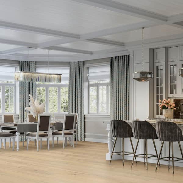 XL Tustin Grove White Oak 1/2 in. T x 7.48 in. W Tongue and Groove Engineered Hardwood Flooring (34.97 sq.ft./case)