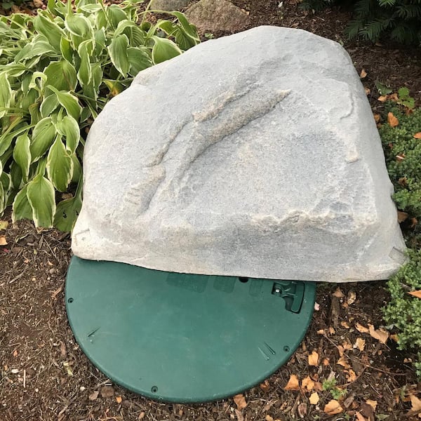 Fake Rock Septic Lid Cover Rocks. Cover those unsightly septic lids with a  natural looking r…
