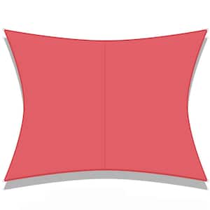 9.84 ft. x 13.12 ft. Red Rectangle Sun Shade Sail