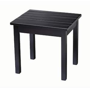 Black Patio Side Table