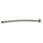 Ace 3/8 In. Compression X 7/8 In. D Ballcock 12 In. Braided Stainless Steel Toilet Supply Line Mfr# 7233 12 38 5 A   Ace Hardware