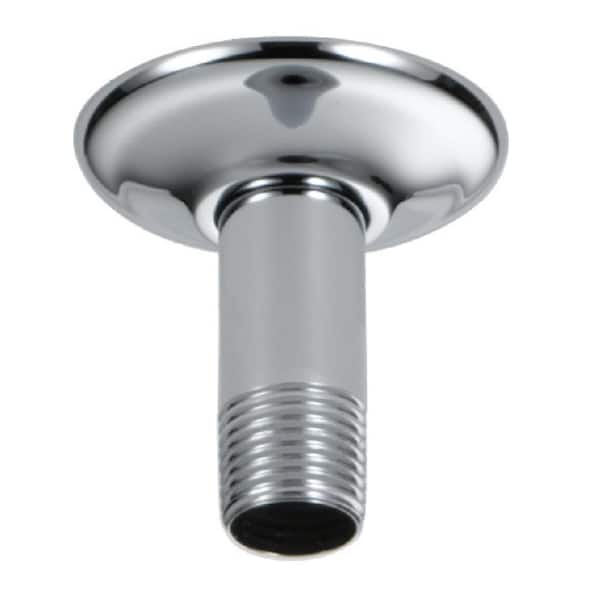 Delta 3 in. Ceiling-Mount Shower Arm and Flange in Chrome