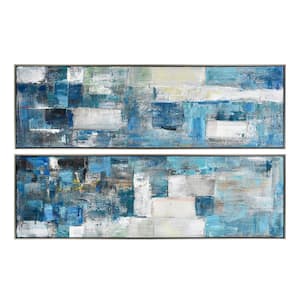 Blue Apparent Wall Art 19 in. x 61 in.