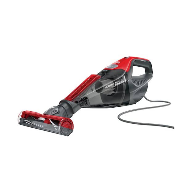 Dirt Devil Scorpion+, Bagless, Corded, Rinseable Filter, Handheld Vacuum Cleaner for Multi-Surface & Upholstery, Red, SD30025VB