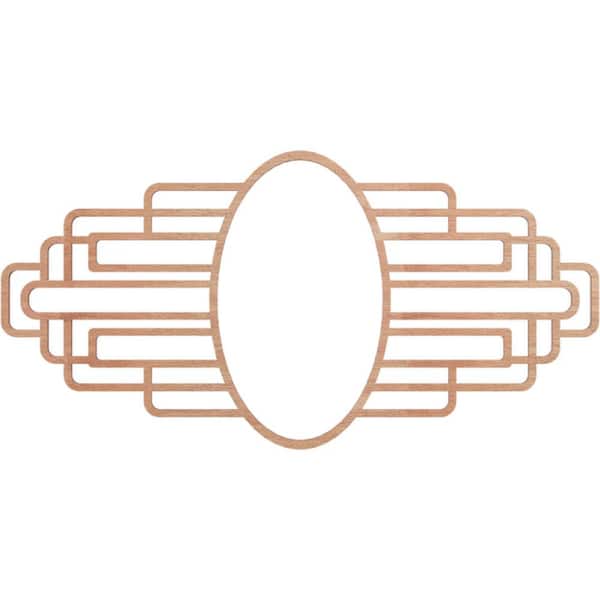 Ekena Millwork 0.25 in. x 8.1875 in. x 11 in. Wood Medallion Moulding