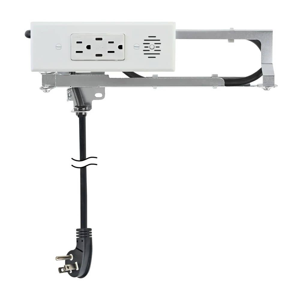 White 15 Amp Blade In-Drawer Outlet with (2) 30W USB-C and (2) AC Ports price history on PriceWatchPro