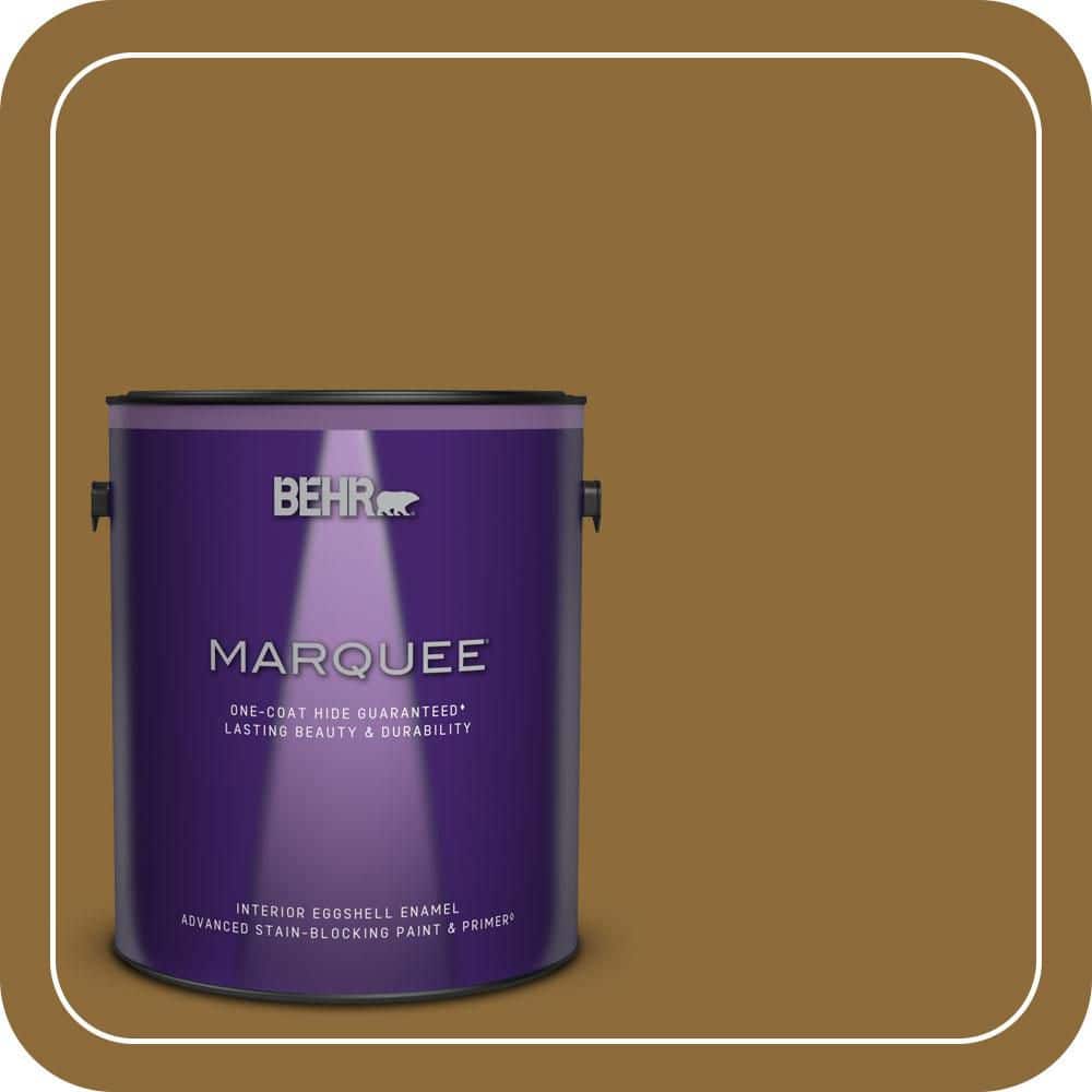 1 gal. #310F-7 Carmel Woods Eggshell Enamel Interior Paint & Primer price history on PriceWatchPro