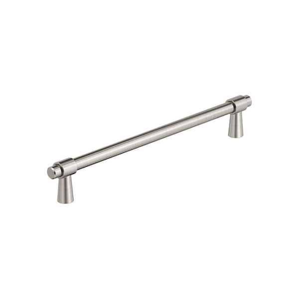 Destine 7-9/16 in. (192 mm) Center-to-Center Satin Nickel Bar Cabinet Pull
