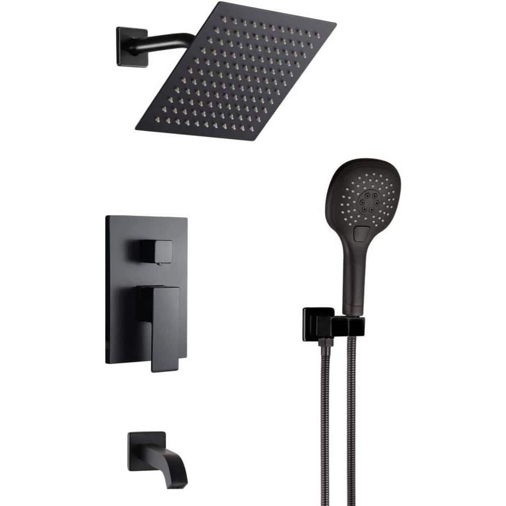 Roxy 12.04 in. W 3 Jet Shower Tower in Black 16GS-36191 price history on PriceWatchPro