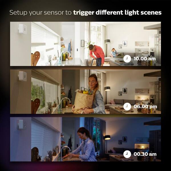 Hue Motion Sensor to trigger your Smart Lights with Movement | Philips Hue  US