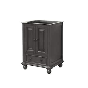 Thompson 24 in. Bath Vanity Cabinet without Top in Charcoal Glaze