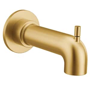 Cia Diverter Tub Spout with Slip-fit CC Connection in Brushed Gold