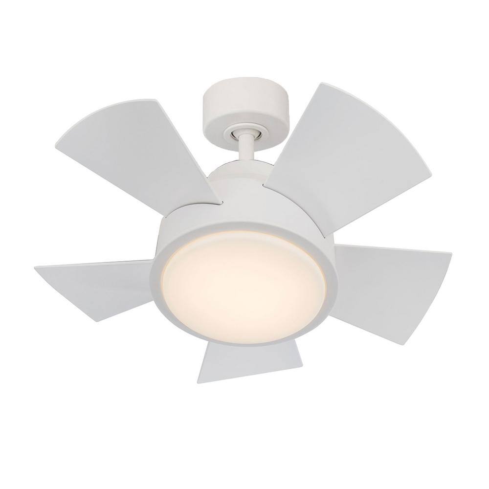 Modern Forms Vox 26 in. LED Indoor/Outdoor 5Blade Smart Ceiling Fan in