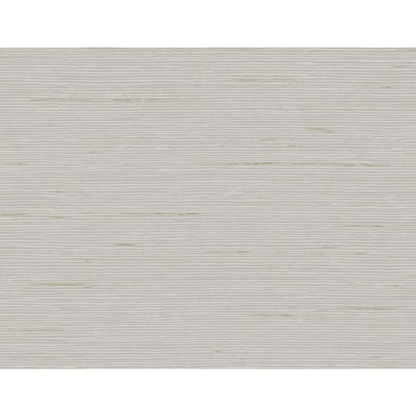 Seabrook Designs 60.75 sq. ft. Parchment Vantaa Embossed Vinyl Unpasted Wallpaper Roll