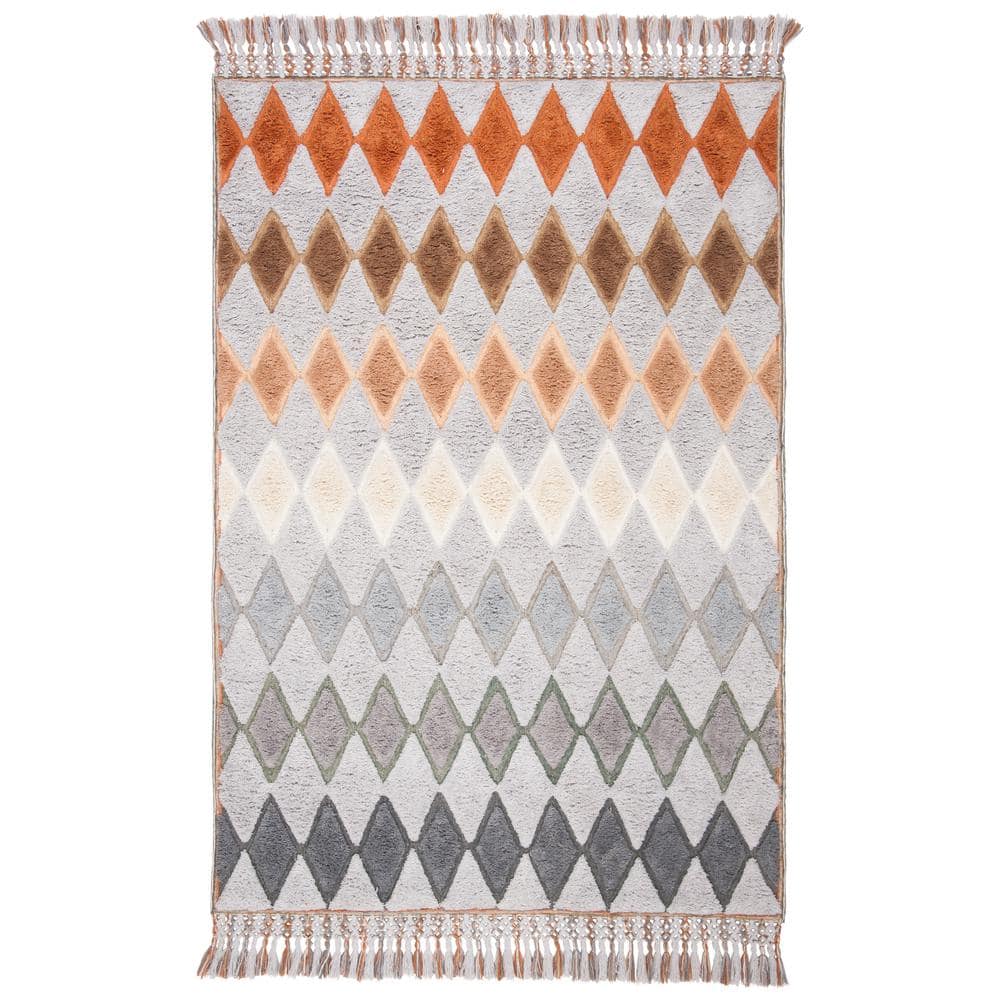 Sahara Gray/Charcoal 8 ft. x 10 ft. Geometric Area Rug price history on PriceWatchPro