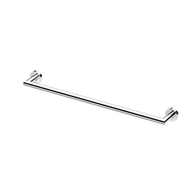 Gatco 5632 Glam Too Towel Ring - Chrome Bathroom Accessory With Square Backplate