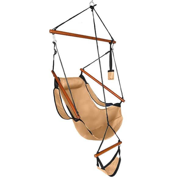 47 in. Upgraded Unique Hammock Hang in.g Sky Chair, Air Deluxe Sw in.g Seat with Rope