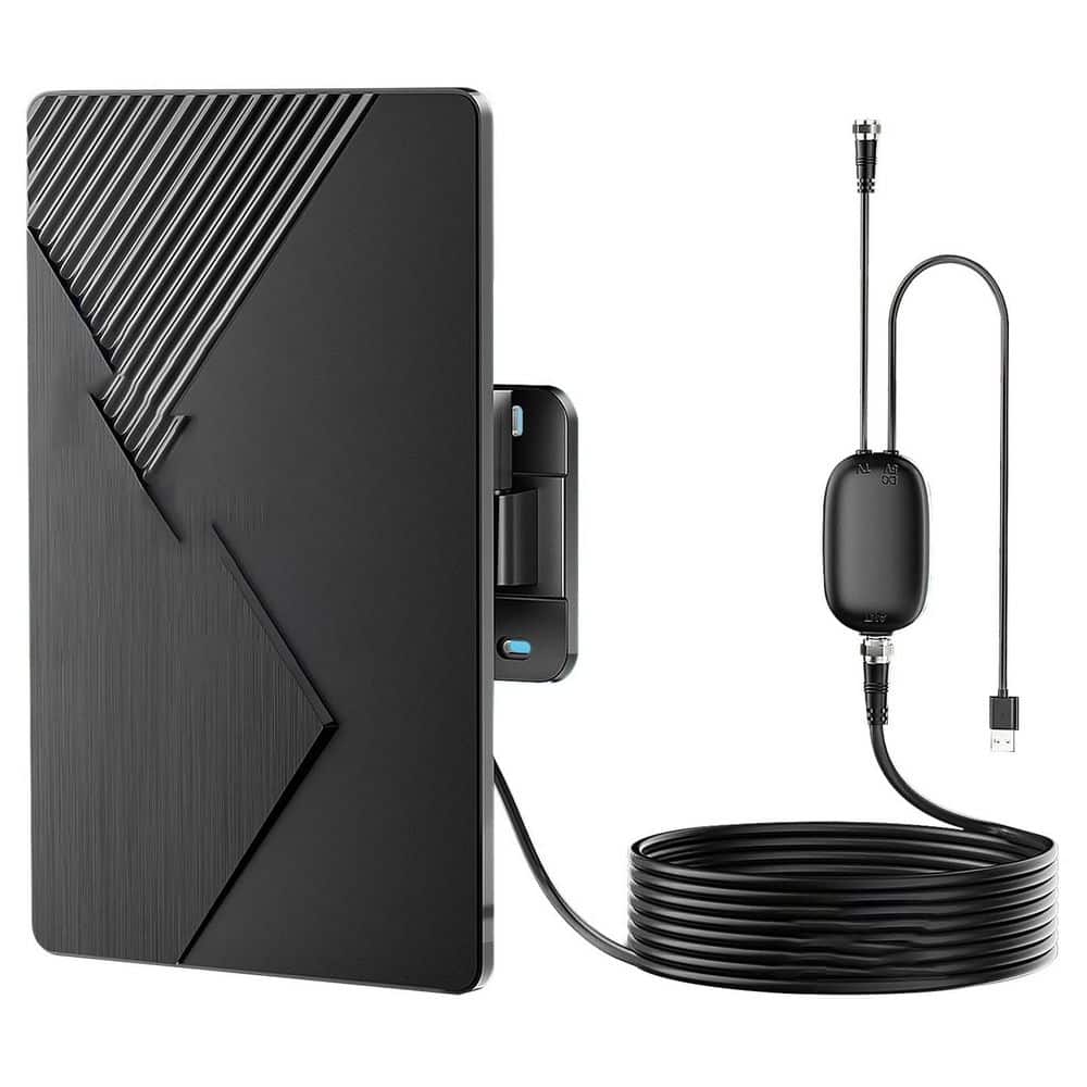 2025 Upgrade Series 1500 mile Reception Amplified UHF Digital Signal Triple Direction HDTV and 4K Indoor Outdoor Antenna