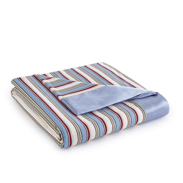 Micro Flannel Micro Flannel All Seasons Lightweight Awning Stripe Striped King Flat Sheet