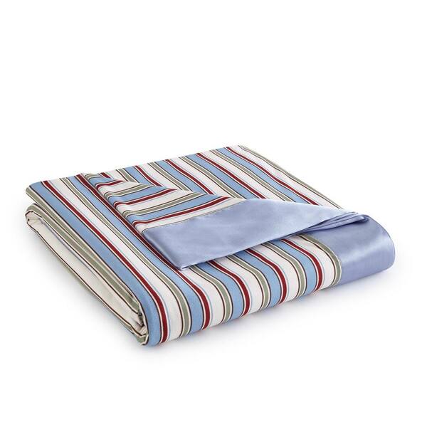 Micro Flannel Micro Flannel All Seasons Lightweight Awning Stripe Striped Twin Flat Sheet