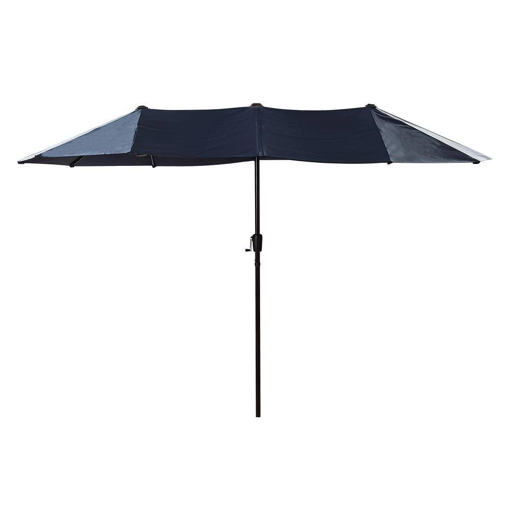 13 ft. x 6.5 ft. Patio Umbrella Rectangular Market Umbrella, Shade-Providin