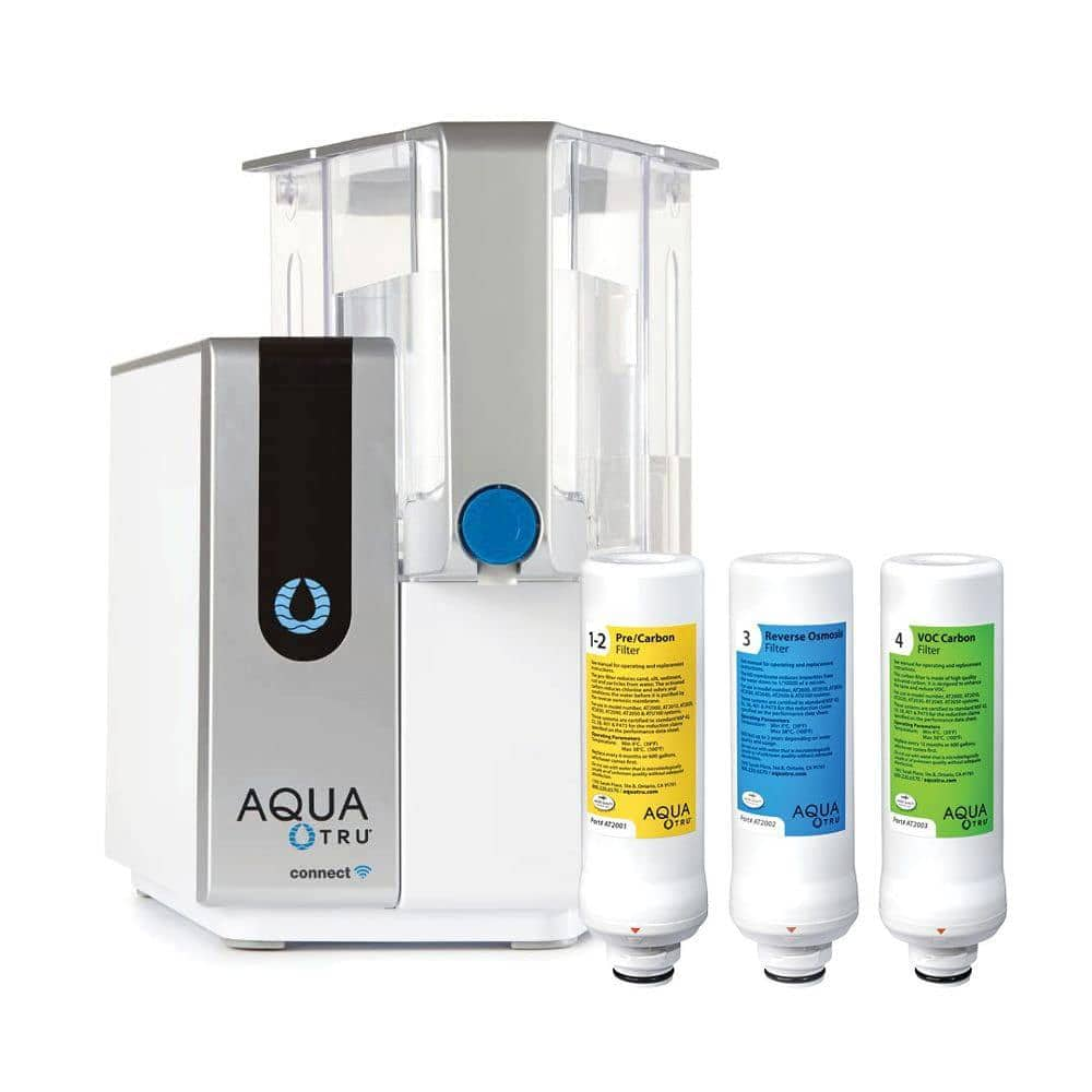 AQUA TRU AquaTru Connect Countertop Water Filtration Purification ...