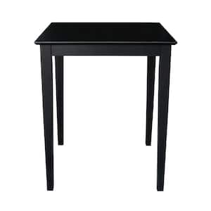 Black 30" Square Counter-height Table