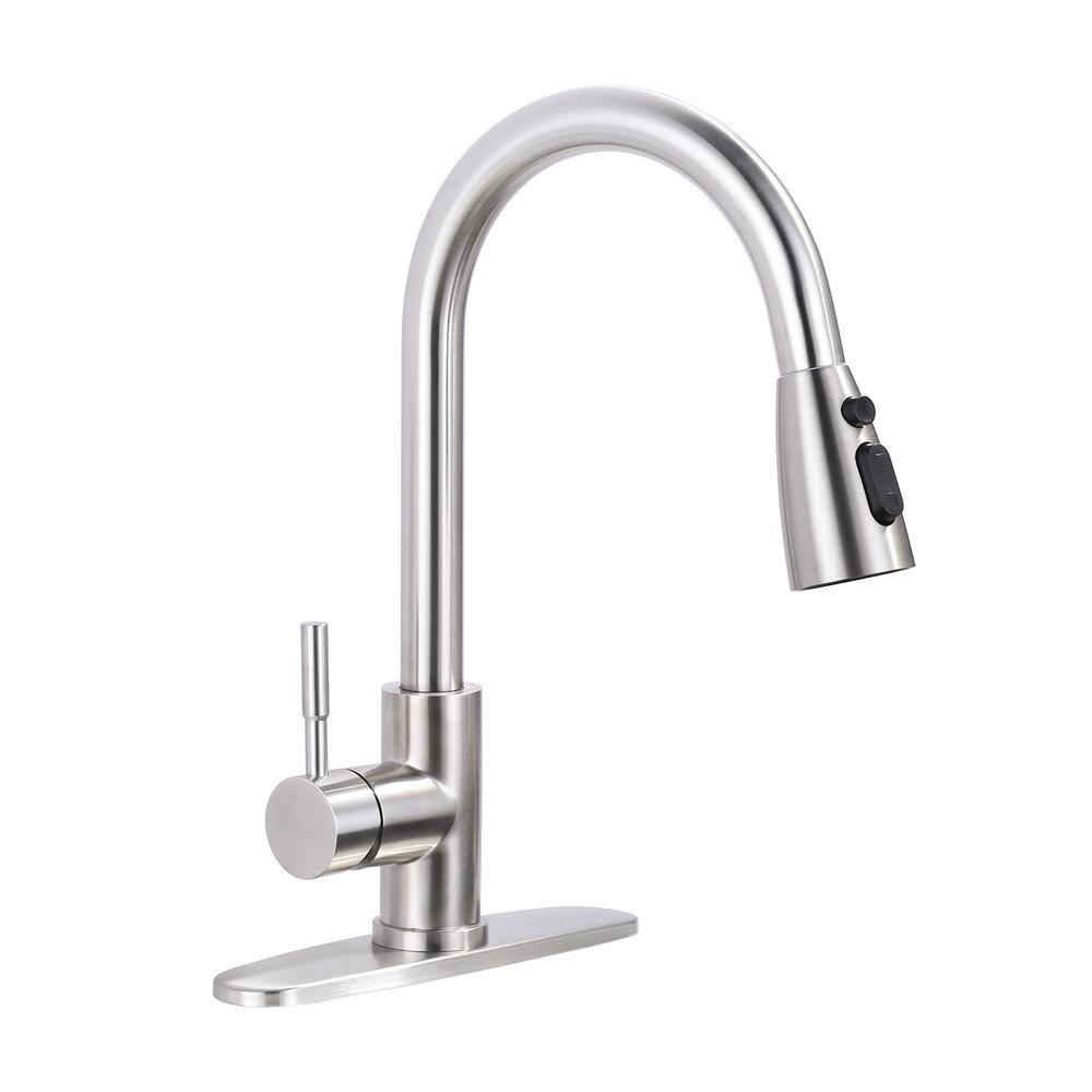 Reviews for IVIGA Stainless Steel Single Handle Pull Out Sprayer ...