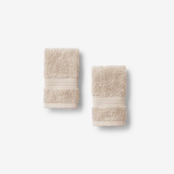 The Company Store Legends Regal White Solid Egyptian Cotton Wash Cloth (Set of 2)