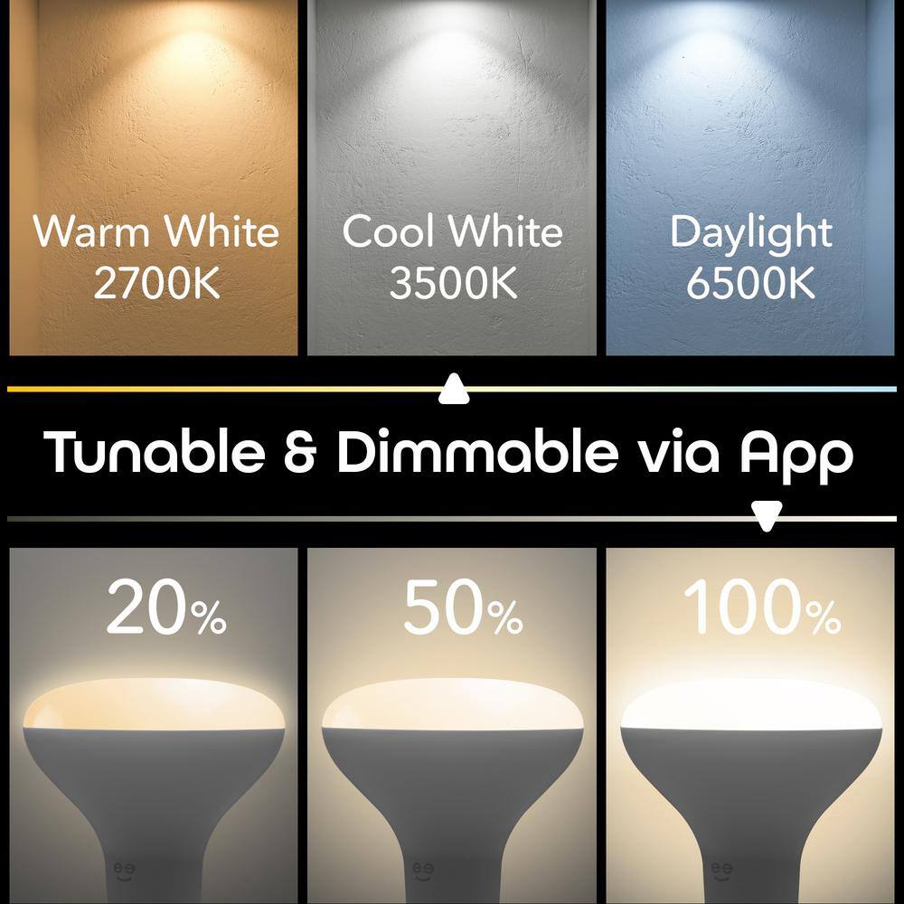 Geeni Prisma Drop Multicolor Dimmable BR30 LED Smart Bulb